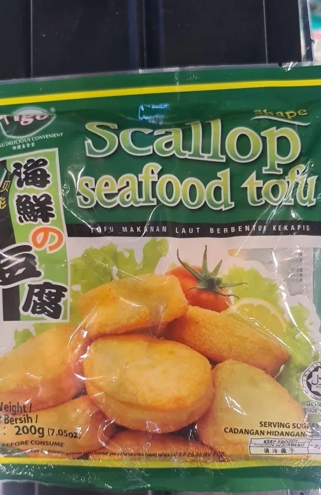 Scallop seafood beancurd