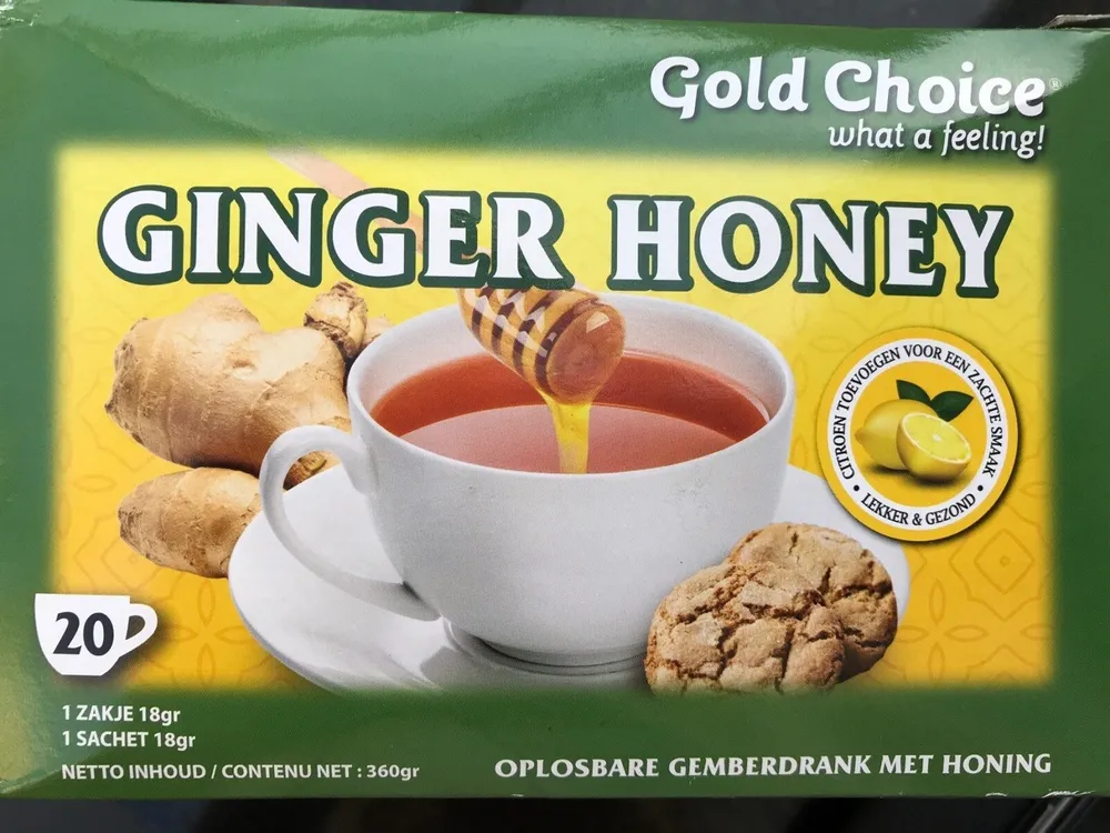 Boisson instané de gingembre avec miel