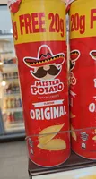 Mister Potato Crips Canister Original