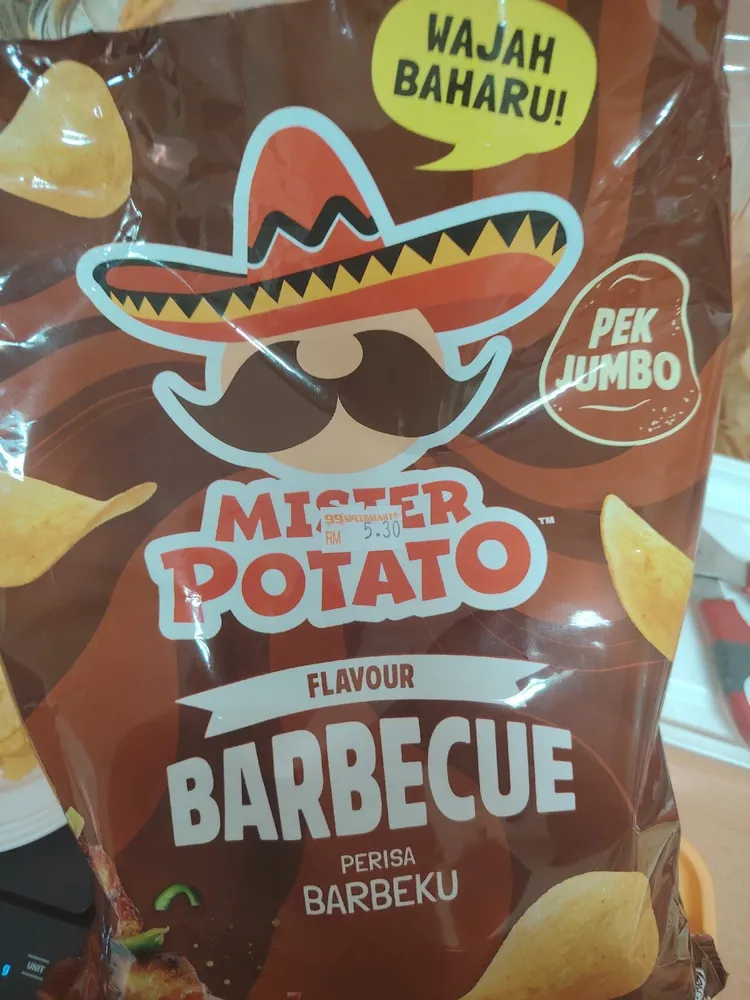 Mister Potato Potato Crisps Barbecue Flavour