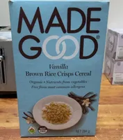 Vanilla Brown Rice Crisps Cereal