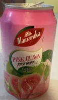 Pink guava juice drink