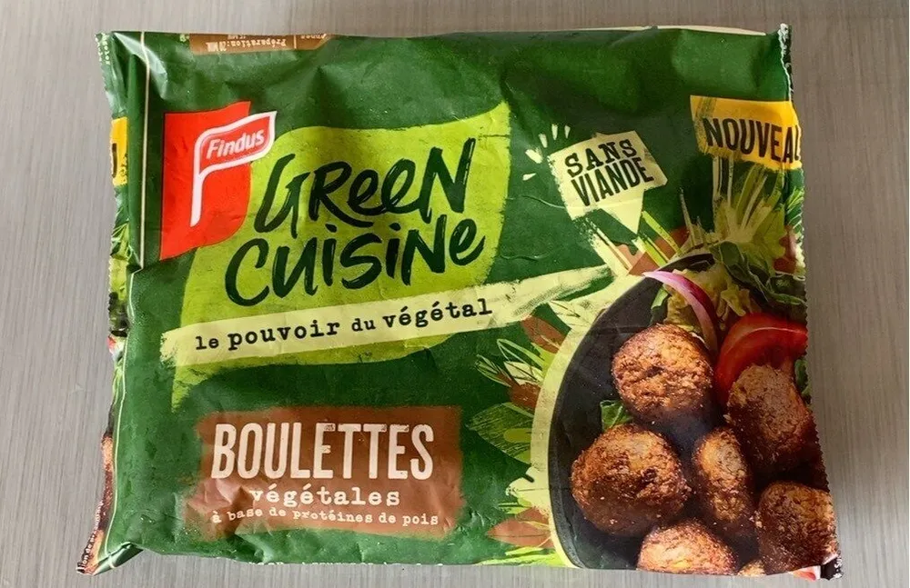 Green cuisine boulettes végétales