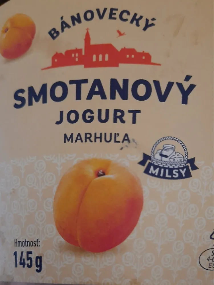 Bánovecký smotanový jogurt marguľa