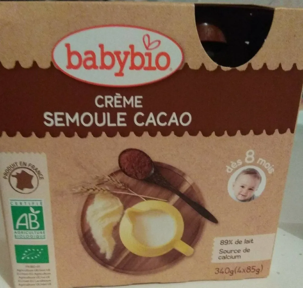 Semoule crème cacao