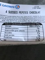 Suisses pepites chocolat