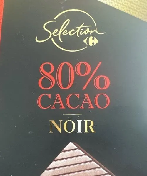 Selection cacao  chocolat noir