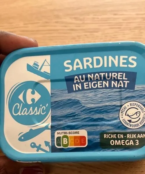Sardines  au naturel