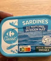 Sardines  au naturel