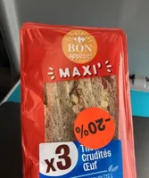 Thon Crudités Œuf