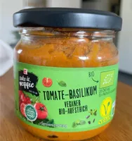 Tomate-Basilikum Veganer Bio-Aufstrich
