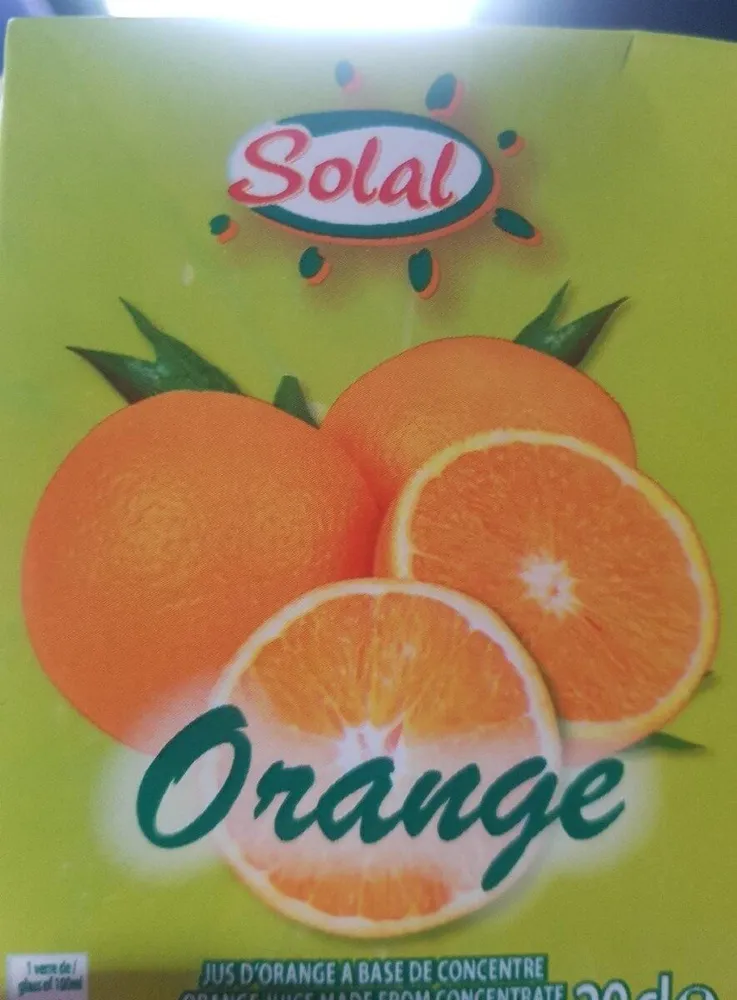 Jus d'orange