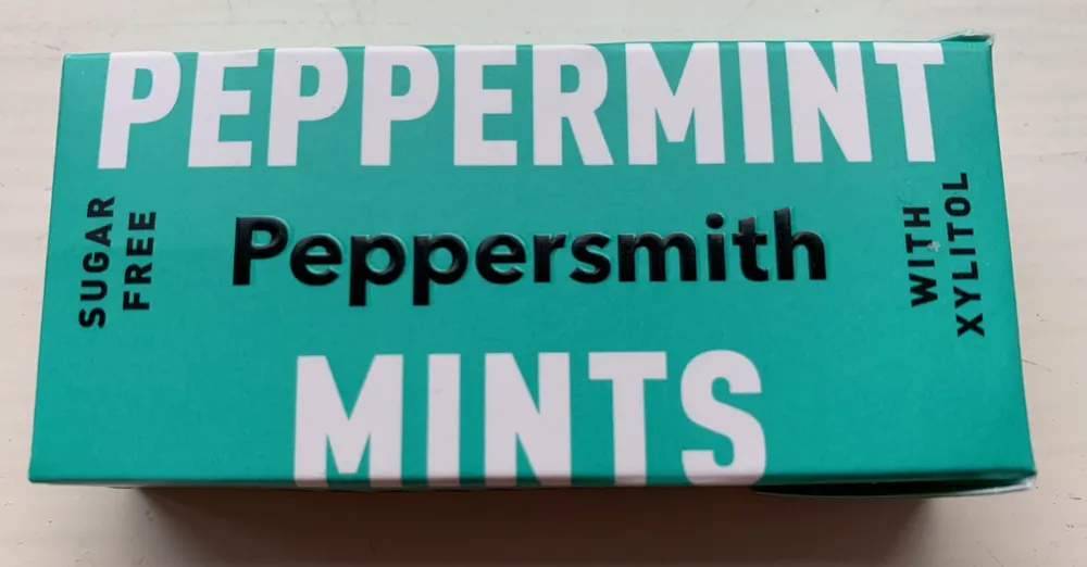 Peppermint mints