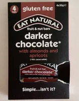 Fruit and nut bar - darker chocolate with almonds and apricots