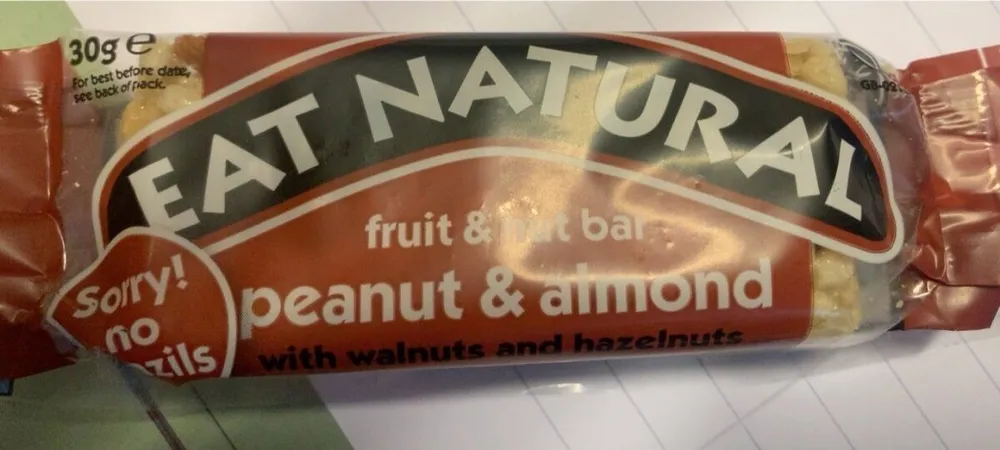 Eat natiral peanut & almond bar