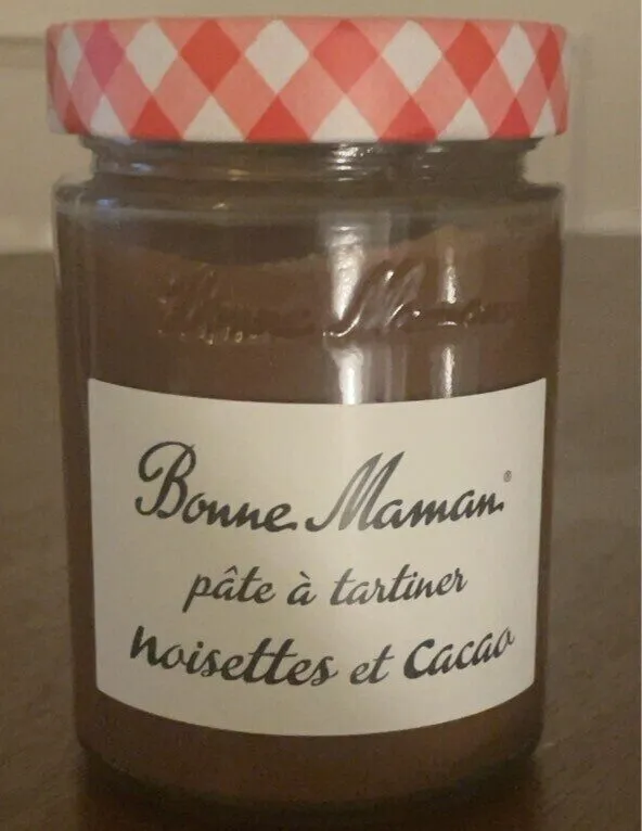 pâte a tartiner noisettes et cacao