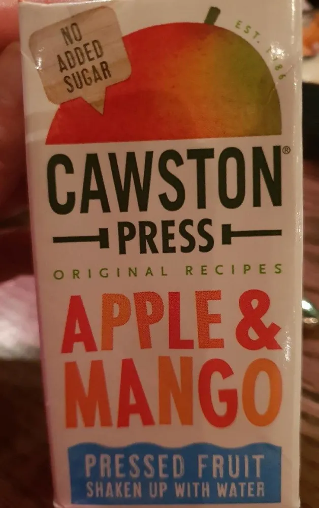 Apple and mango juice