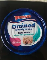 Tune steak with spring water