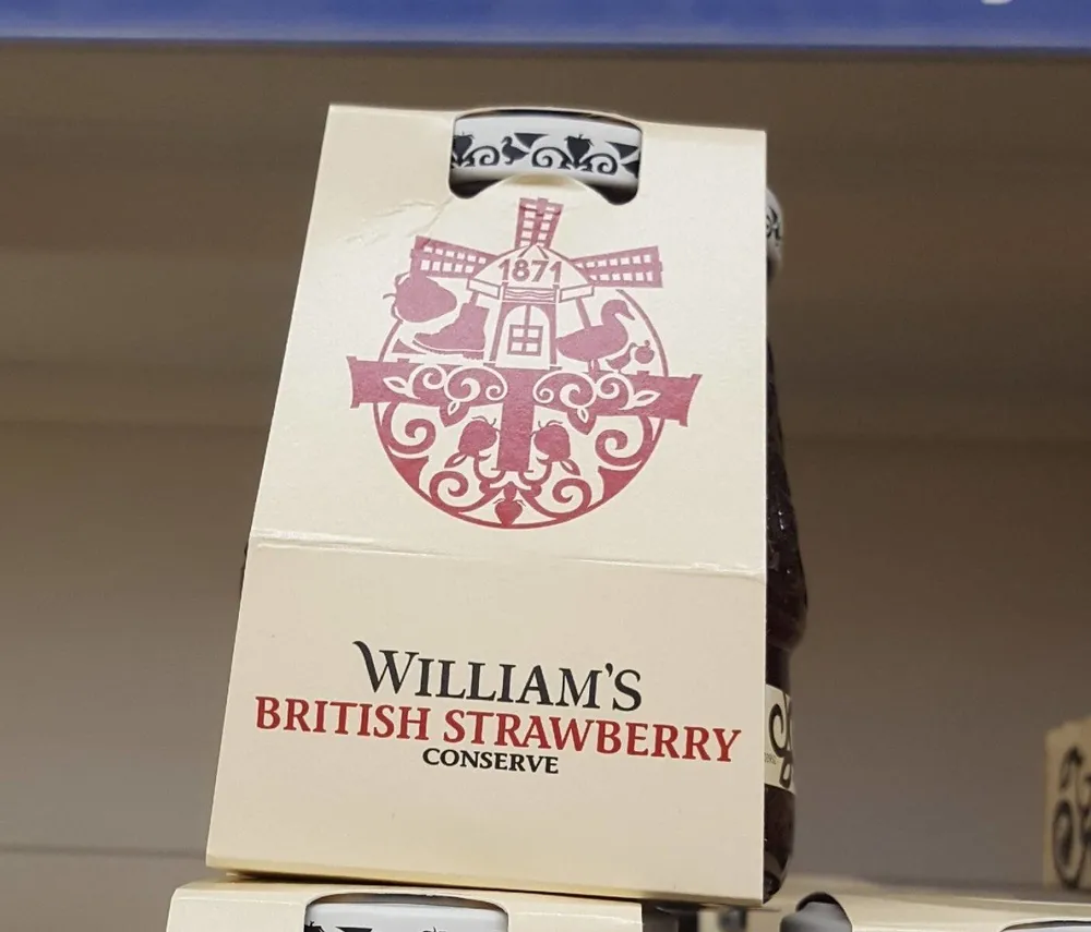 William's British strawberry conserve
