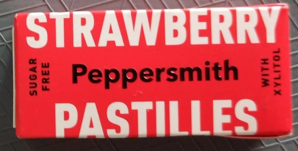 Strawberry pastilles