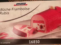 Bûche framboise rubis