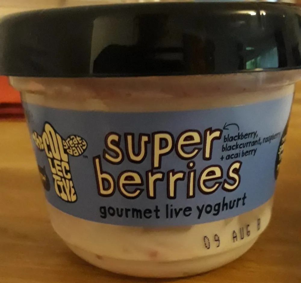 Gourmet live yoghurt super berries