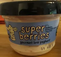 Gourmet live yoghurt super berries