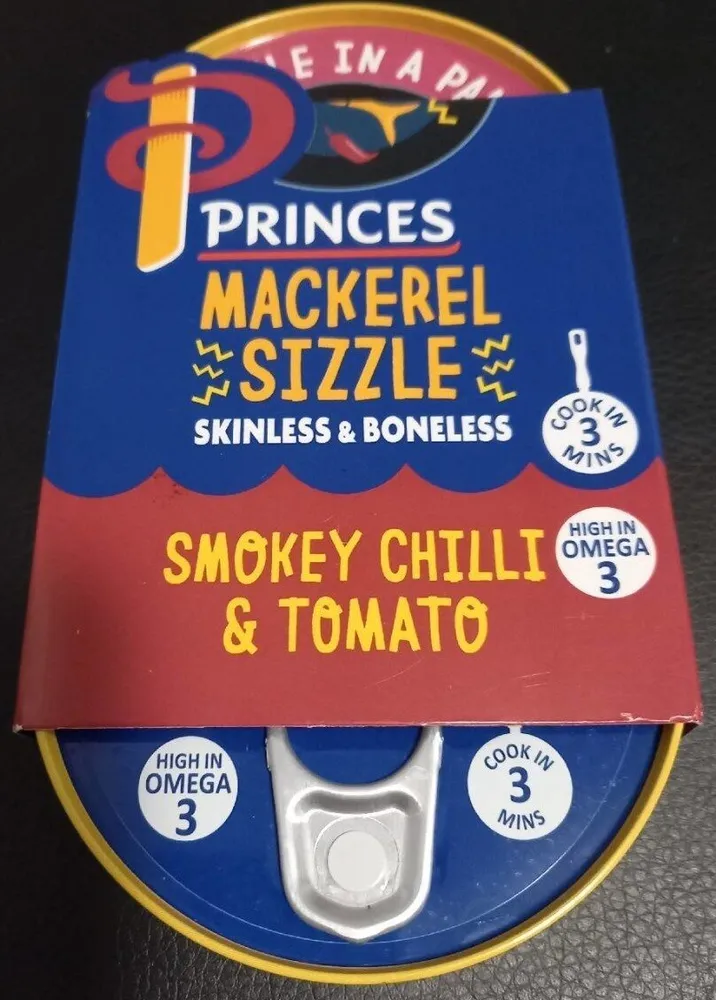 Mackerel sizzle smokey chilli & tomato