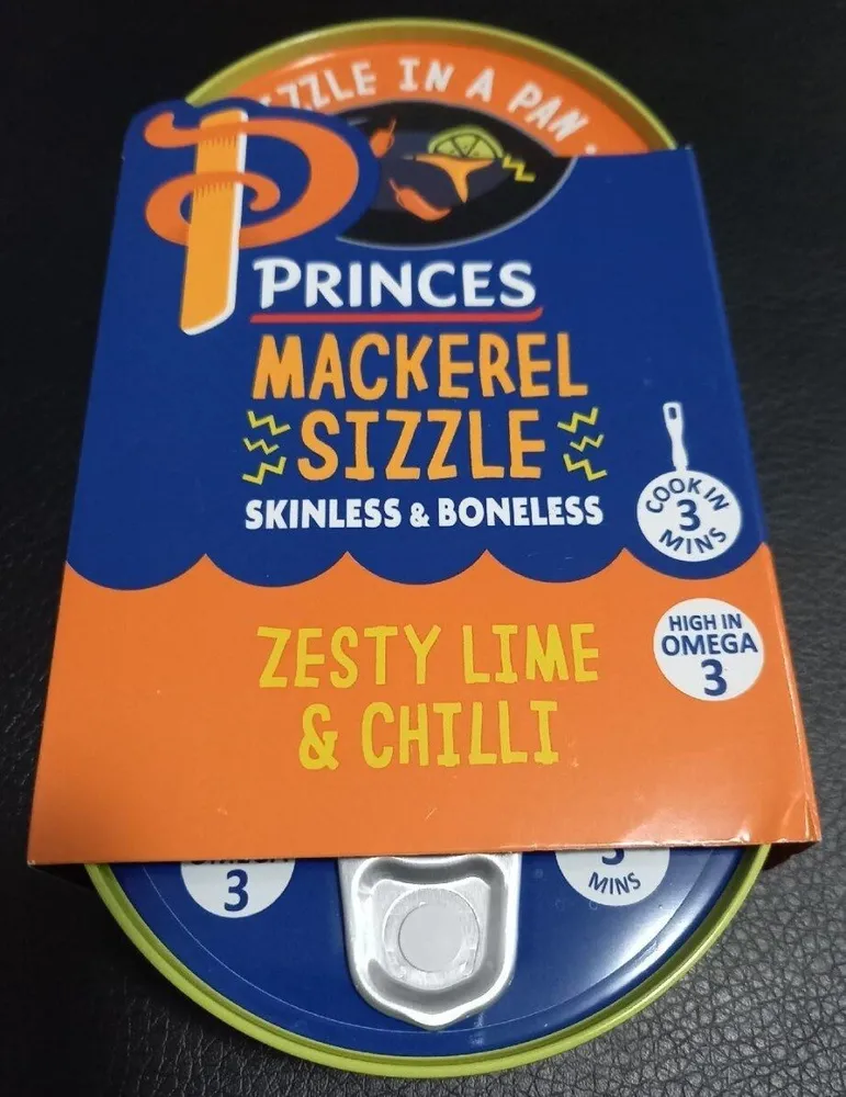 Mackerel sizzle zesty lime & chilli