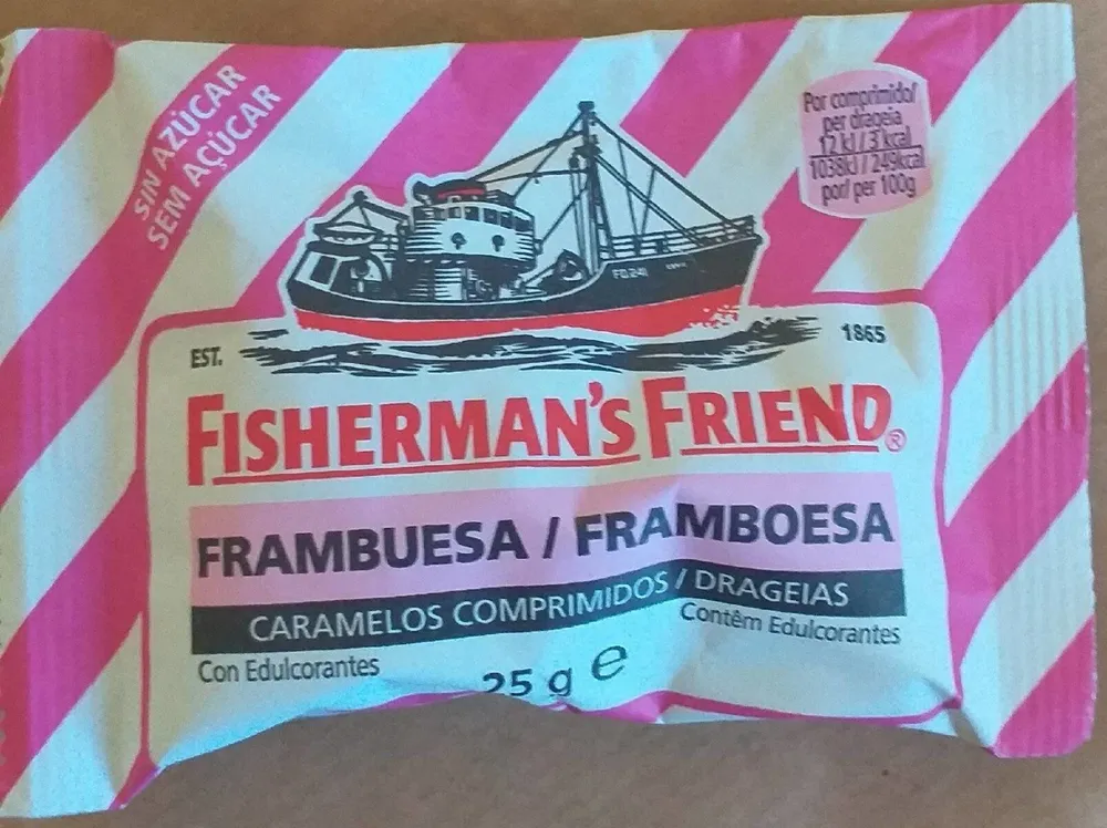 Caramelos comprimidos de Frambuesa