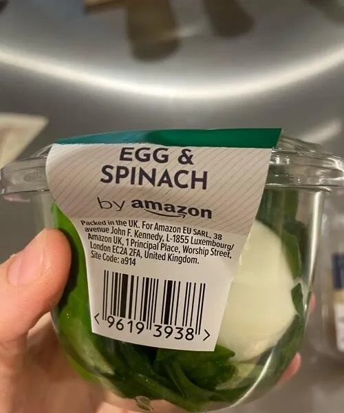 Egg & spinach