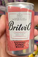 Raspberry tonic water