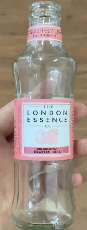 Pink grapefruit soda