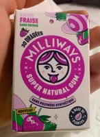 Super Natural Gum Fraise sans sucres