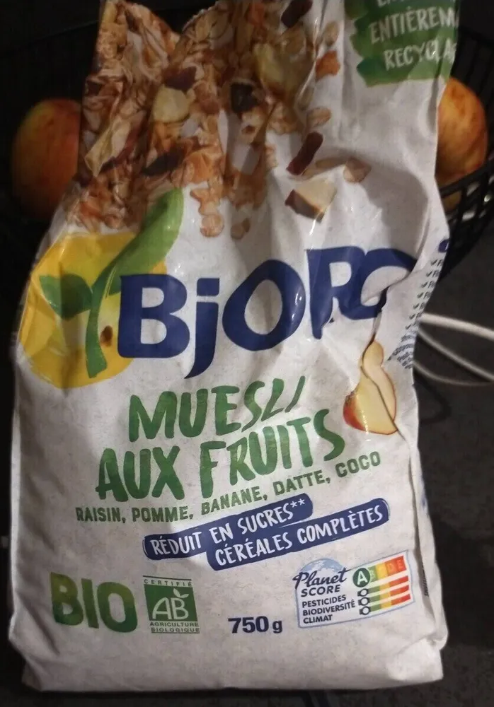 Müesli aux fruits