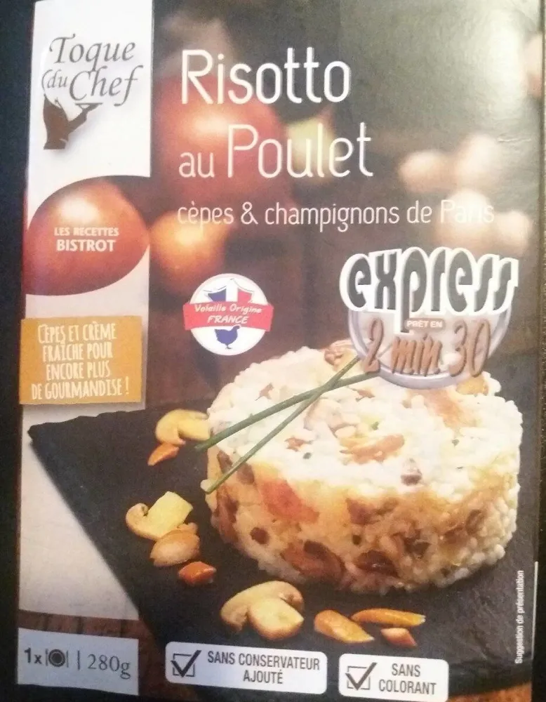 Risotto au poulet