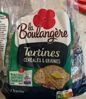 Tartines céréales et graines
