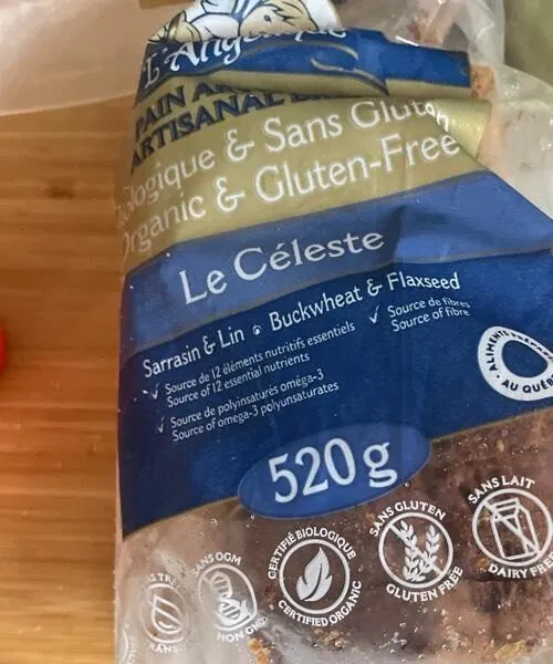 Pain sans gluten céleste