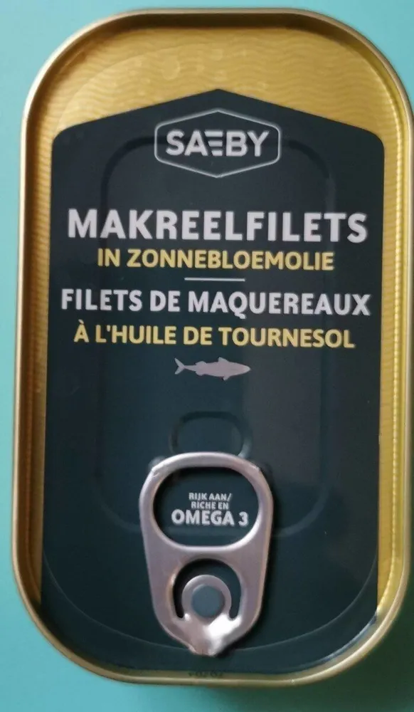 Filets de Maquereaux à l'huile de tournesol