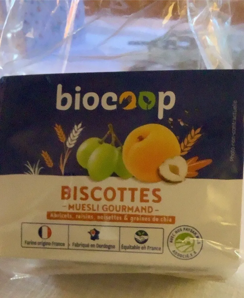 Biscottes muesli gourmand