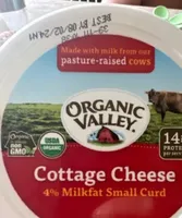 Cottage cheese 4% milk fat small curd