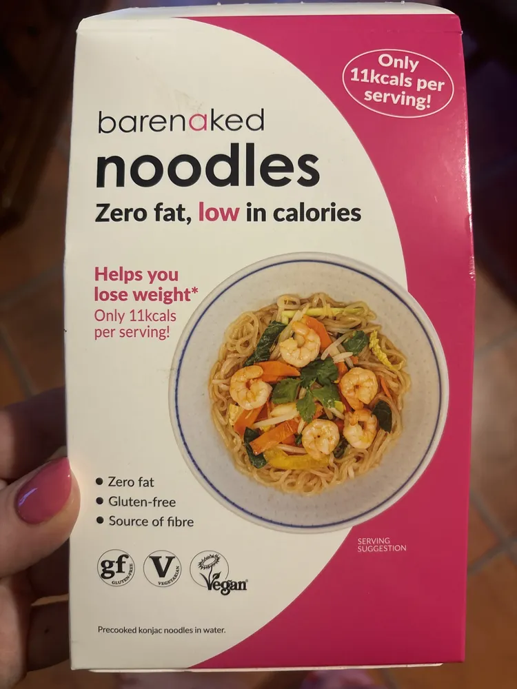 Zero Fat, Low in Calories Noodles