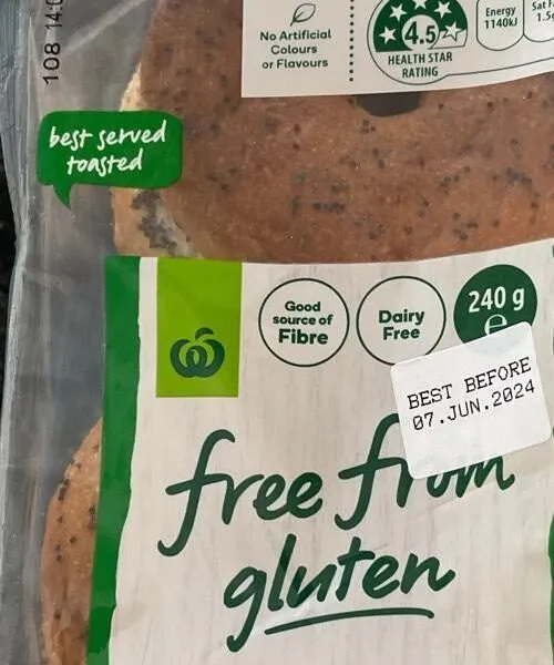 Seeded bagel