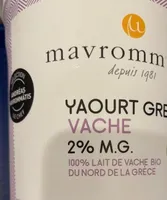 Yaourt grec Vache