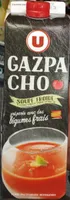 Gazpacho soupe froide préparée avec des légumes frais