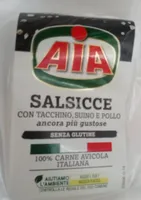 Salsicce con tacchino suino pollo
