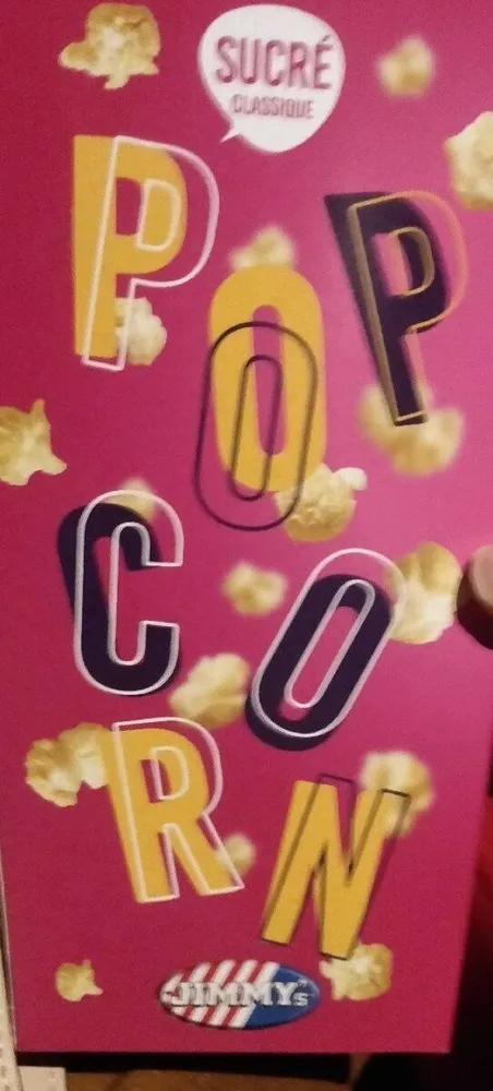 Pop corn sucré classique