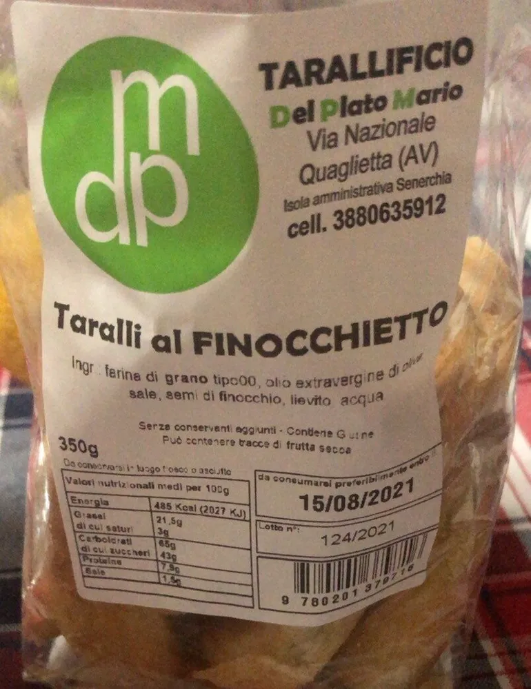 Taralli al finocchietto