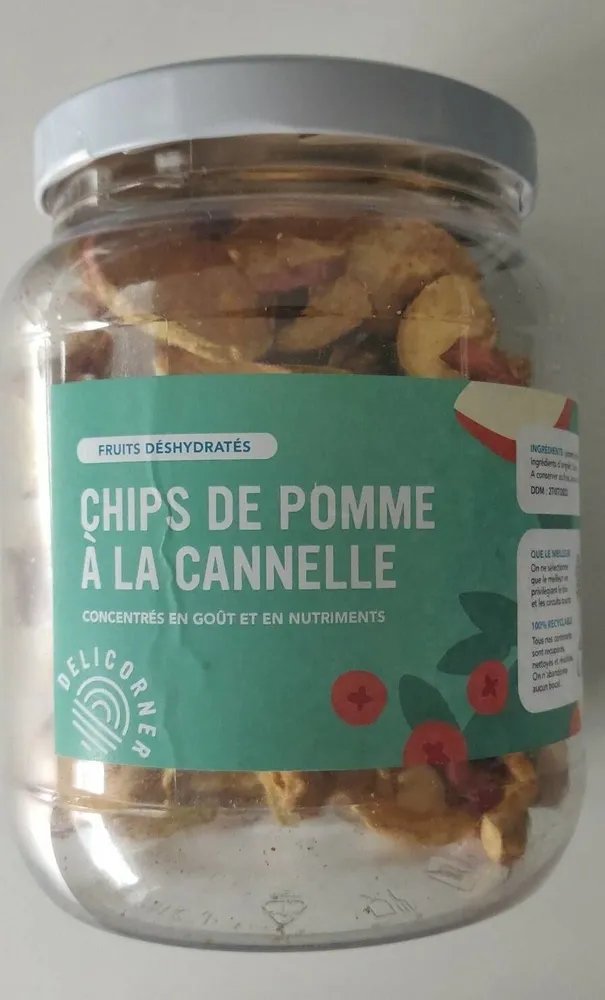 Chips de pommes à la canelle