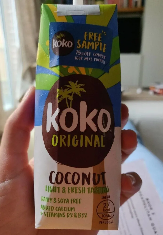 Dairy & soya free coconut drink